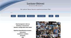 Desktop Screenshot of lucianoghironi.com